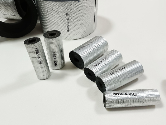 Durable Polyolefin Thermal Insulation XPE Foam Pipe Factory Price Aluminum Shield Laminate Fire Resistant XLPE Foam Tube