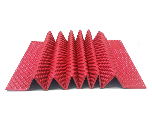 Stock Water Moisture Proof Outdoor Folding IXPE Foam Mats Accordion Type With Slastic Strap Compact Mattress