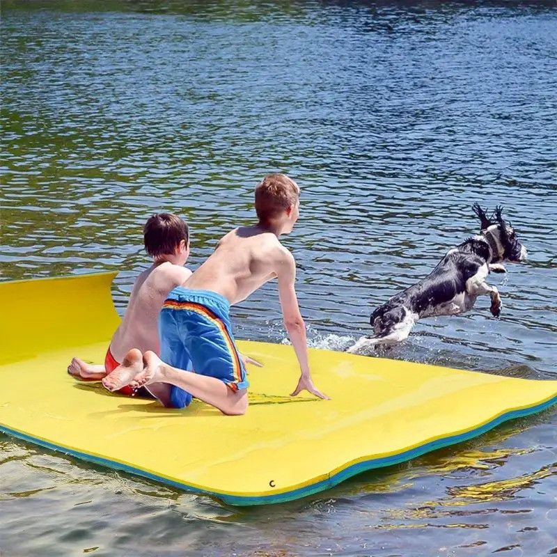 Direct Factory Water Floating Pad 3 Layer Thick XPE Foam Float Mat ...