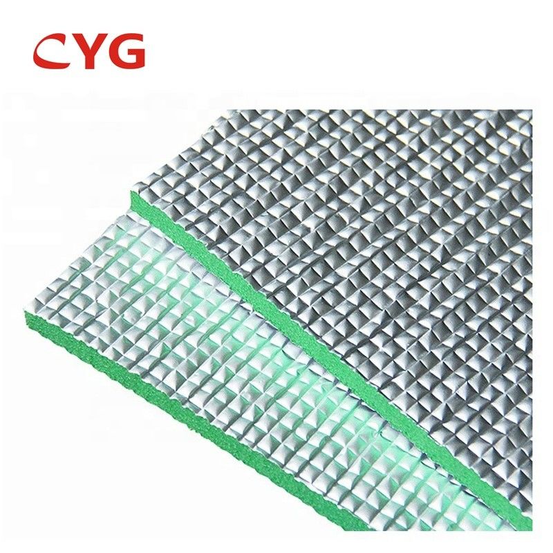Aluminum Reflective XPE Self Adhesive Insulation Foam Plastic Sheet For