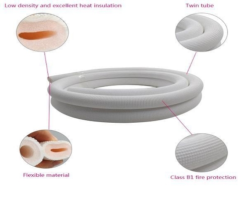 pipe insulation foam White PE Foam Pipe Insulation tube for Air Conditioning &amp; Water Pipe Insulation