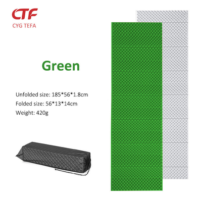 Aluminum film XPE foam Outdoor Camping folding Mat Lightweight Insulation and moisture-proof