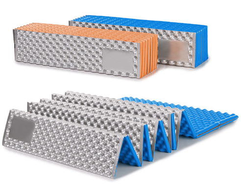 Aluminum film XPE foam Outdoor Camping folding Mat Lightweight Insulation and moisture-proof