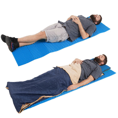 Waterproof Tear-Resistant Material Moisture-Proof Ultralight Sleeping Pad Suitable for Hiking Mountaineering and Camping