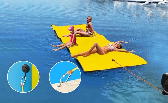 OEM Durability XPE Foam Outdoor Water Pad Eye Catching Color for Water Park Swimming Pool