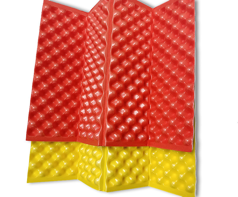 Stock Water Moisture Proof Outdoor Folding IXPE Foam Mats Accordion Type With Slastic Strap Compact Mattress