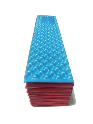 Stock Water Moisture Proof Outdoor Folding IXPE Foam Mats Accordion Type With Slastic Strap Compact mattress