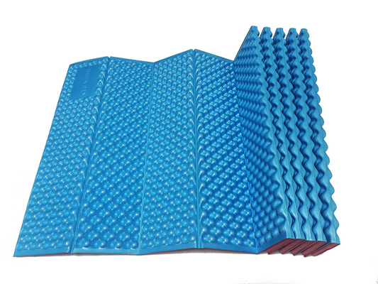 Stock Water Moisture Proof Outdoor Folding IXPE Foam Mats Accordion Type With Slastic Strap Compact mattress