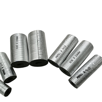 HVAC Duct Insulation Roll Polyethylene Cross linked Foam XLPE Rolls With Aluminum Foil And Adhesive Glue