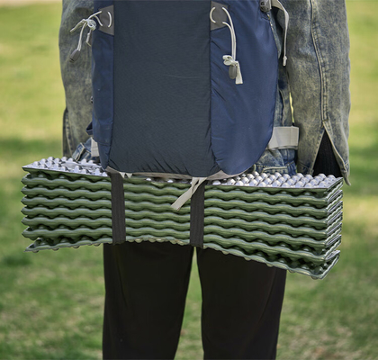 Portable Foam Sleeping Pad, Full Length Accordion Sleeping Mat for Camping & Hiking, Lightweight, Soft Compact Cushion