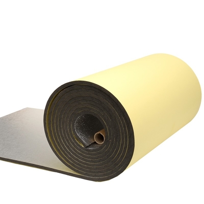 HVAC Duct Insulation Roll Polyethylene Cross-linked Foam XLPE Rolls With Aluminum Foil And Adhesive Glue