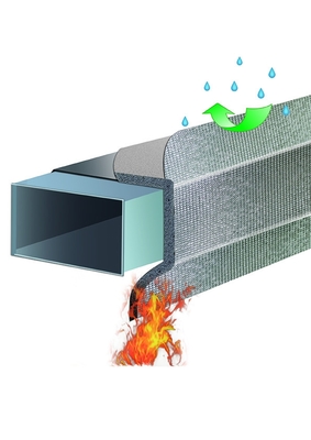 Fireproof HVAC Aluminum Backed Glue Cross Linked Polyethylene XPE Foam Insulation
