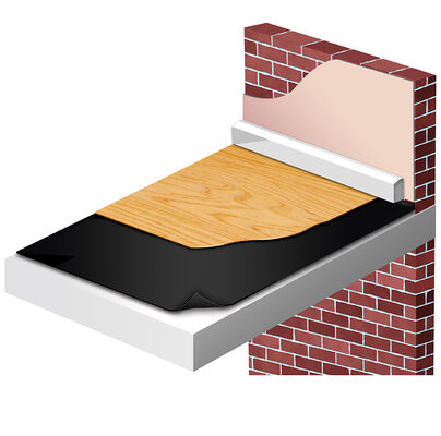 IXPE Foam Floor Underlayment Sound Absorbing Moisture Resistant Cushion for PVC SPC Vinyl Flooring Ideal for Apartments Hotels and Hospital Renovation