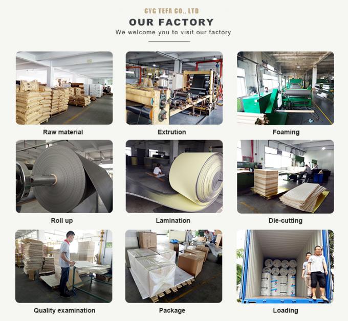 Physical LDPE Crosslink Thermal Insulation Foam Aluminum Foil 7