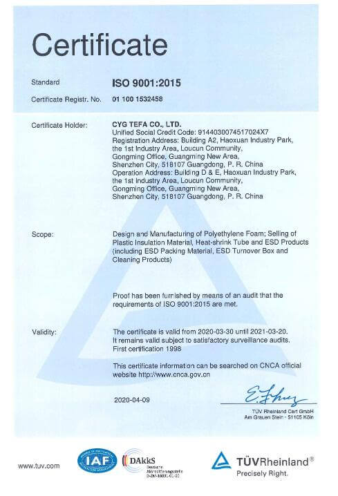 Crosslinked Closed Cell Polyolefin Foam | XPE / IXPE Thermal Insulation Sheet for Construction & HVAC 25