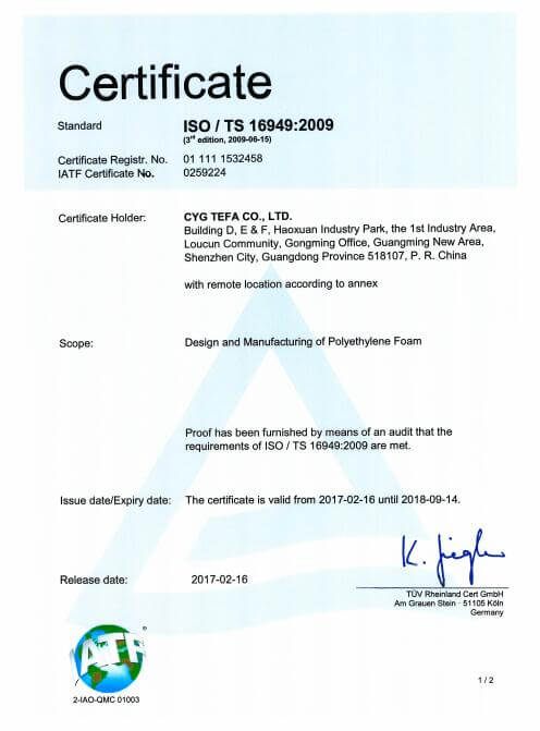 Crosslinked Closed Cell Polyolefin Foam | XPE / IXPE Thermal Insulation Sheet for Construction & HVAC 24