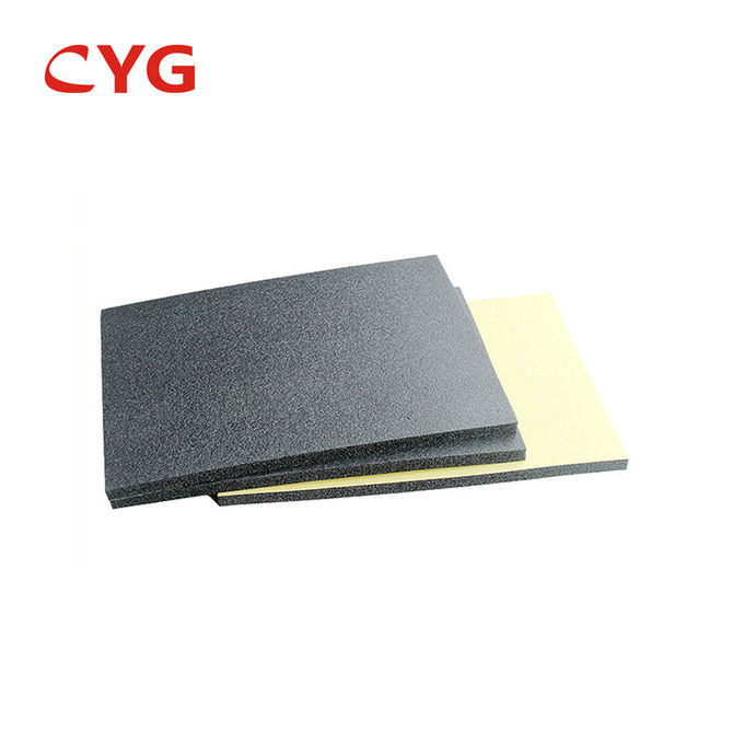 Fireproof HVAC Insulation Foam Aluminum Durable Panel Backed Glue B1